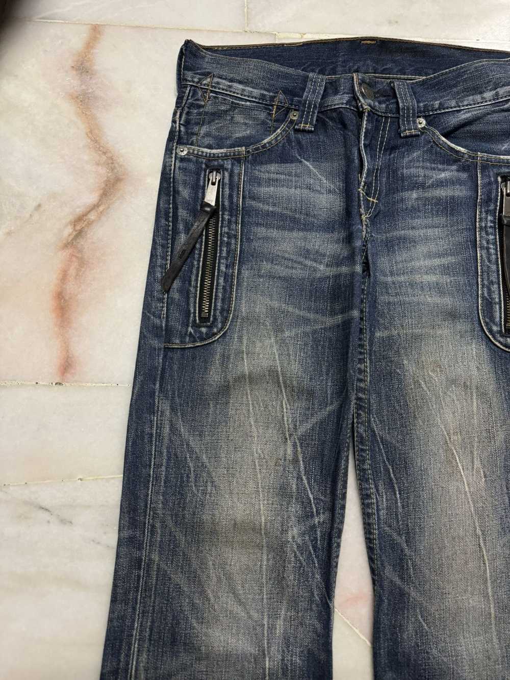 Distressed Denim × If Six Was Nine × Levi's Flare… - image 4