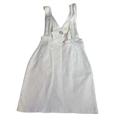 JORDACHE Vintage White 9/10 Overall Dress Denim J… - image 1