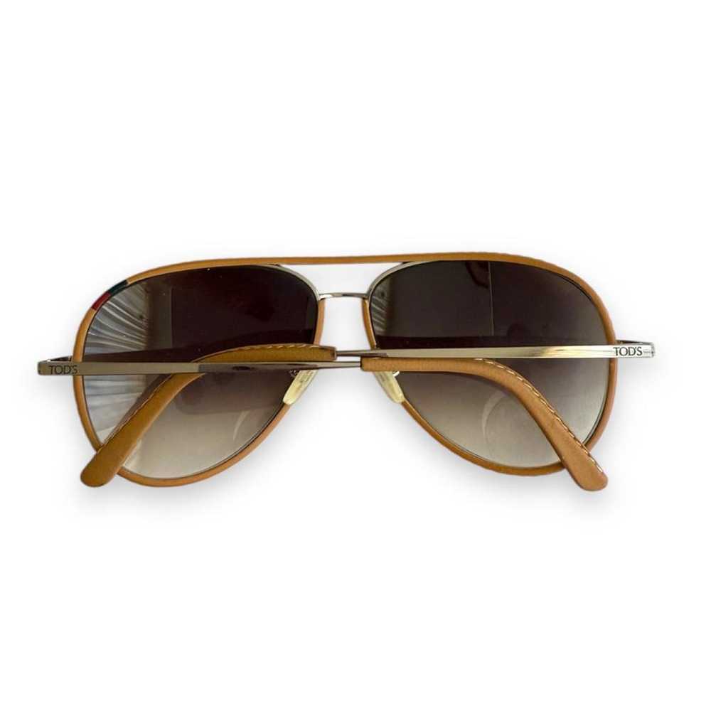 Autre Marque Leather sunglasses - image 2