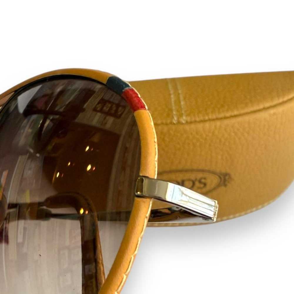 Autre Marque Leather sunglasses - image 4