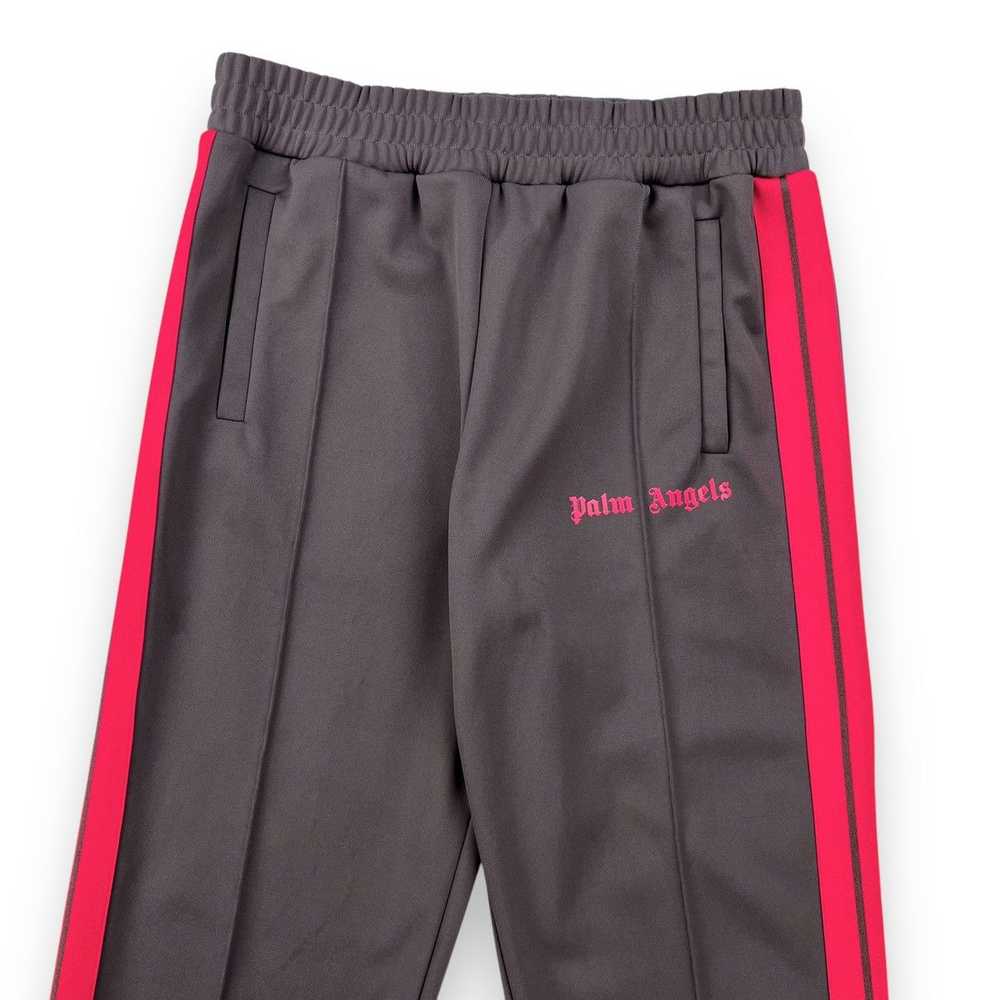 Palm Angels Palm Angels Grey & Pink Sweatpants - image 1