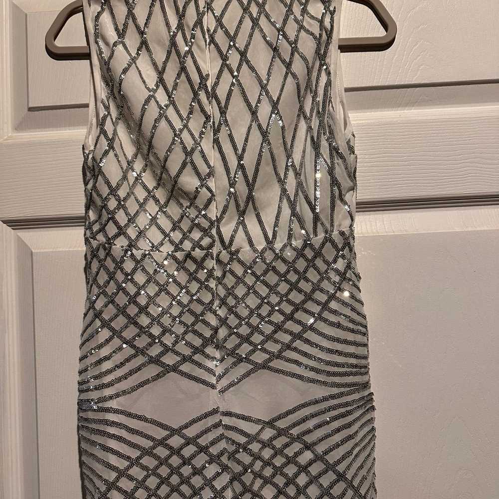 Armani Exchange Sequin Silver Dress - image 2