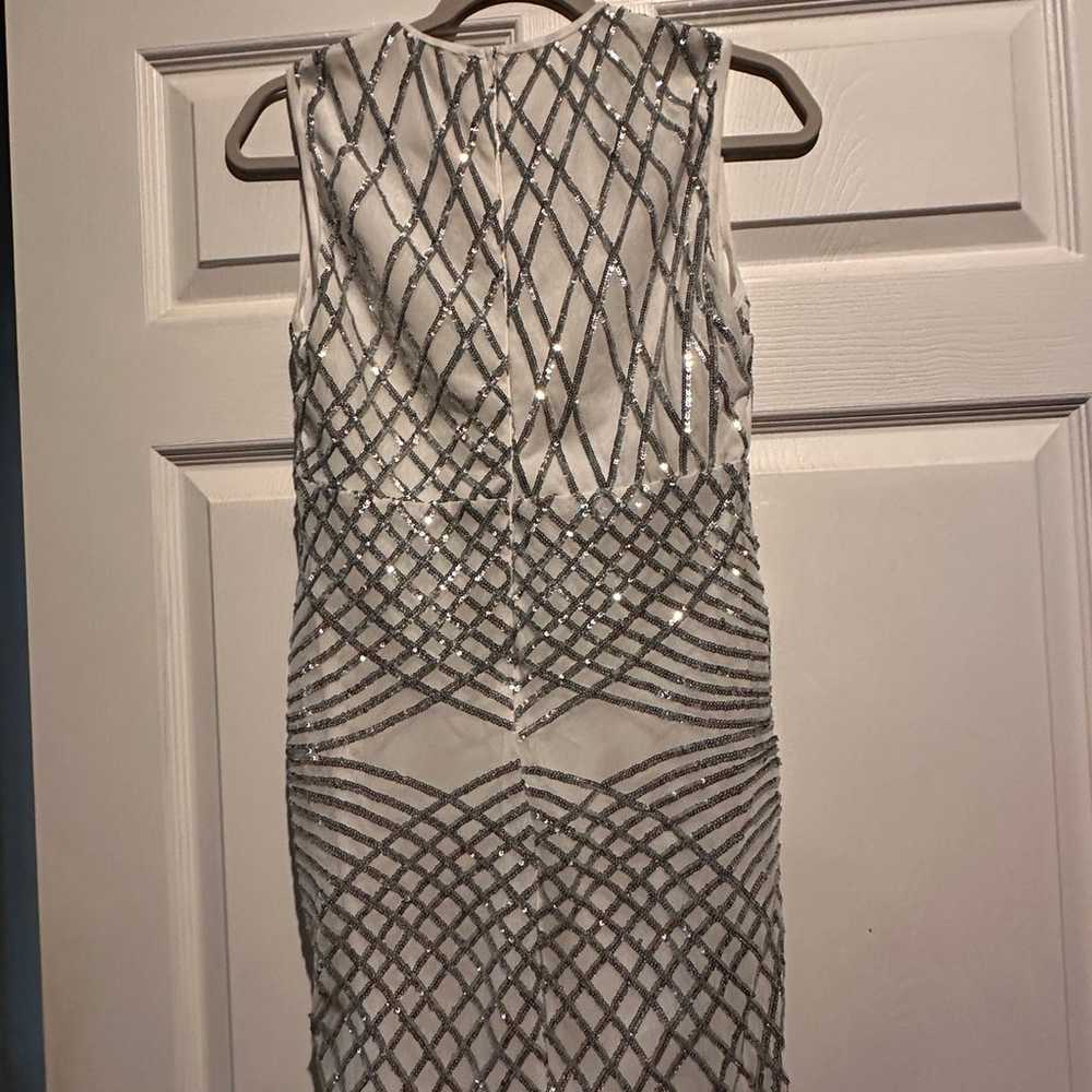 Armani Exchange Sequin Silver Dress - image 3