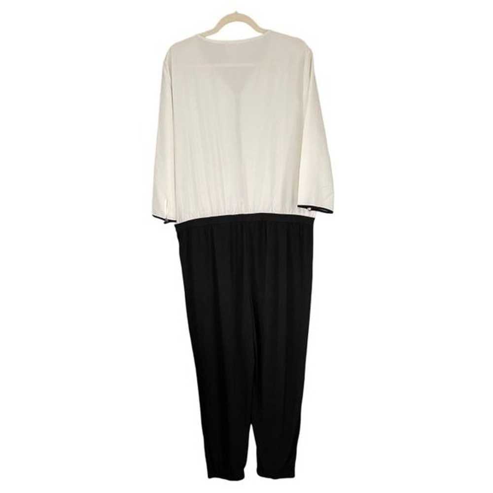 B6 Women's Colorblock Long Sleeve Dressy Jumpsuit… - image 3