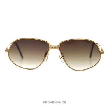 Cartier 🔴 Cartier Panthere MM Sunglasses - Gold … - image 1