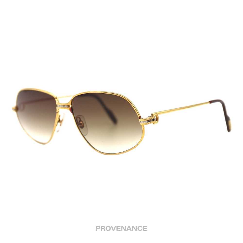 Cartier 🔴 Cartier Panthere MM Sunglasses - Gold … - image 2