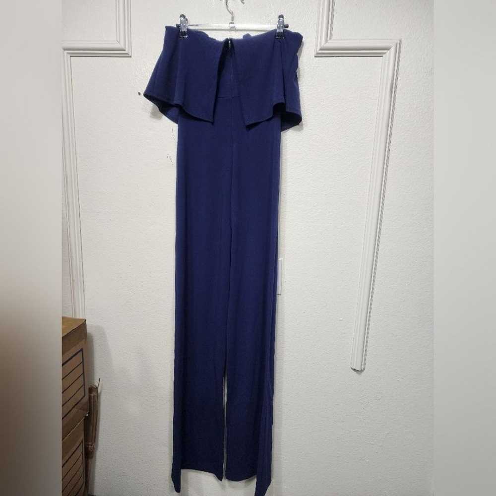 Lulus Power of Love Navy Blue Strapless Jumpsuit … - image 7