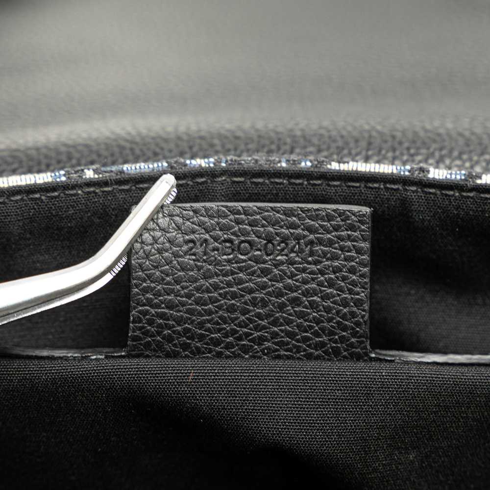 Black Dior Oblique Saddle Messenger Bag - image 6