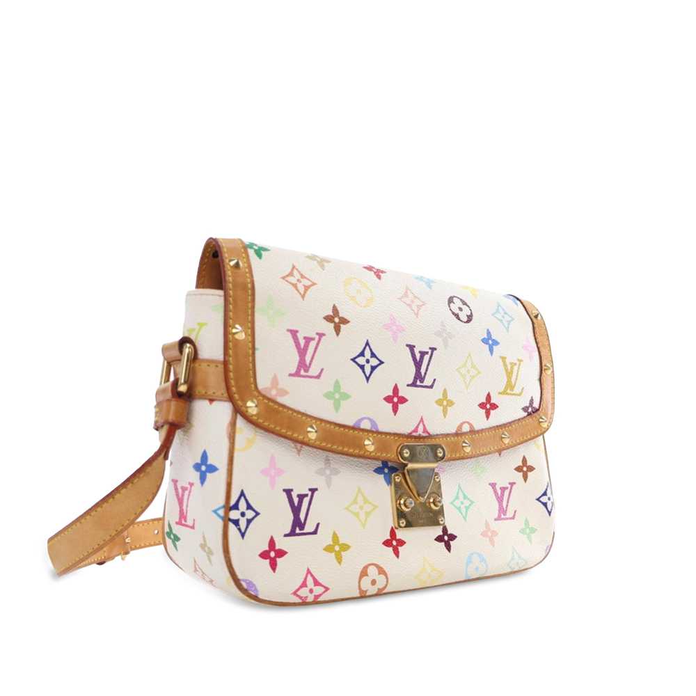 White Louis Vuitton Monogram Murakami Sologne Cro… - image 2