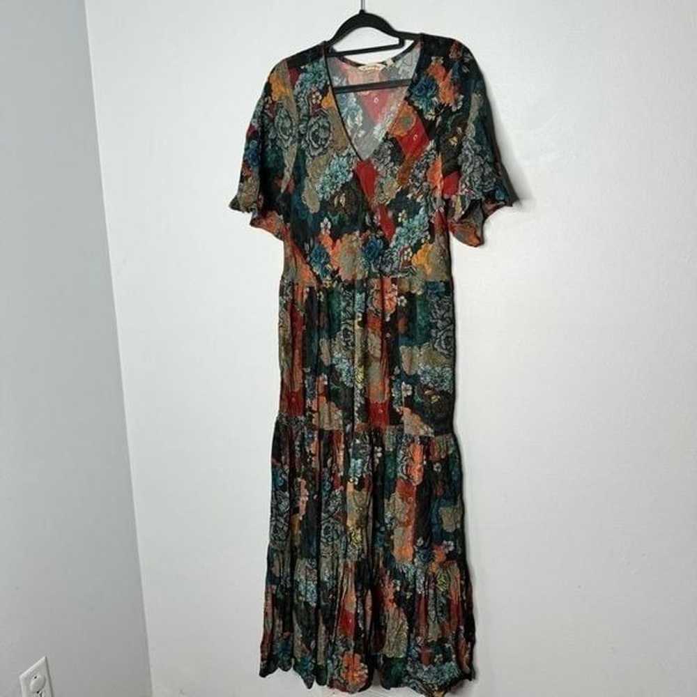 Soft Surroundings A line maxi dress size medium - image 3