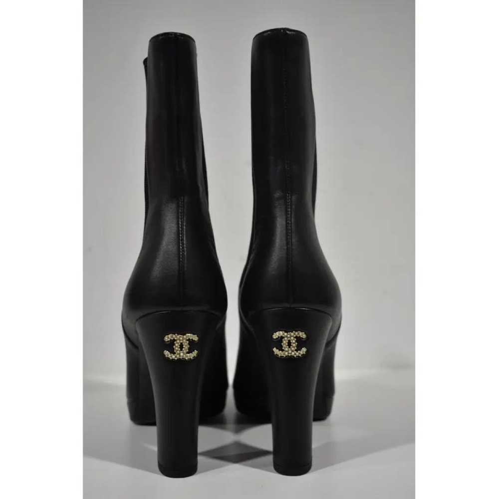 Chanel Leather boots - image 6