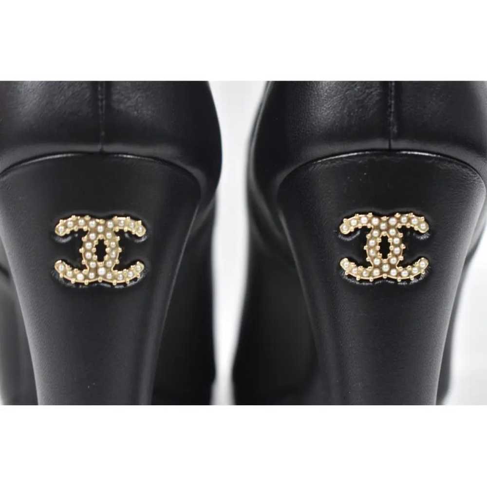 Chanel Leather boots - image 7