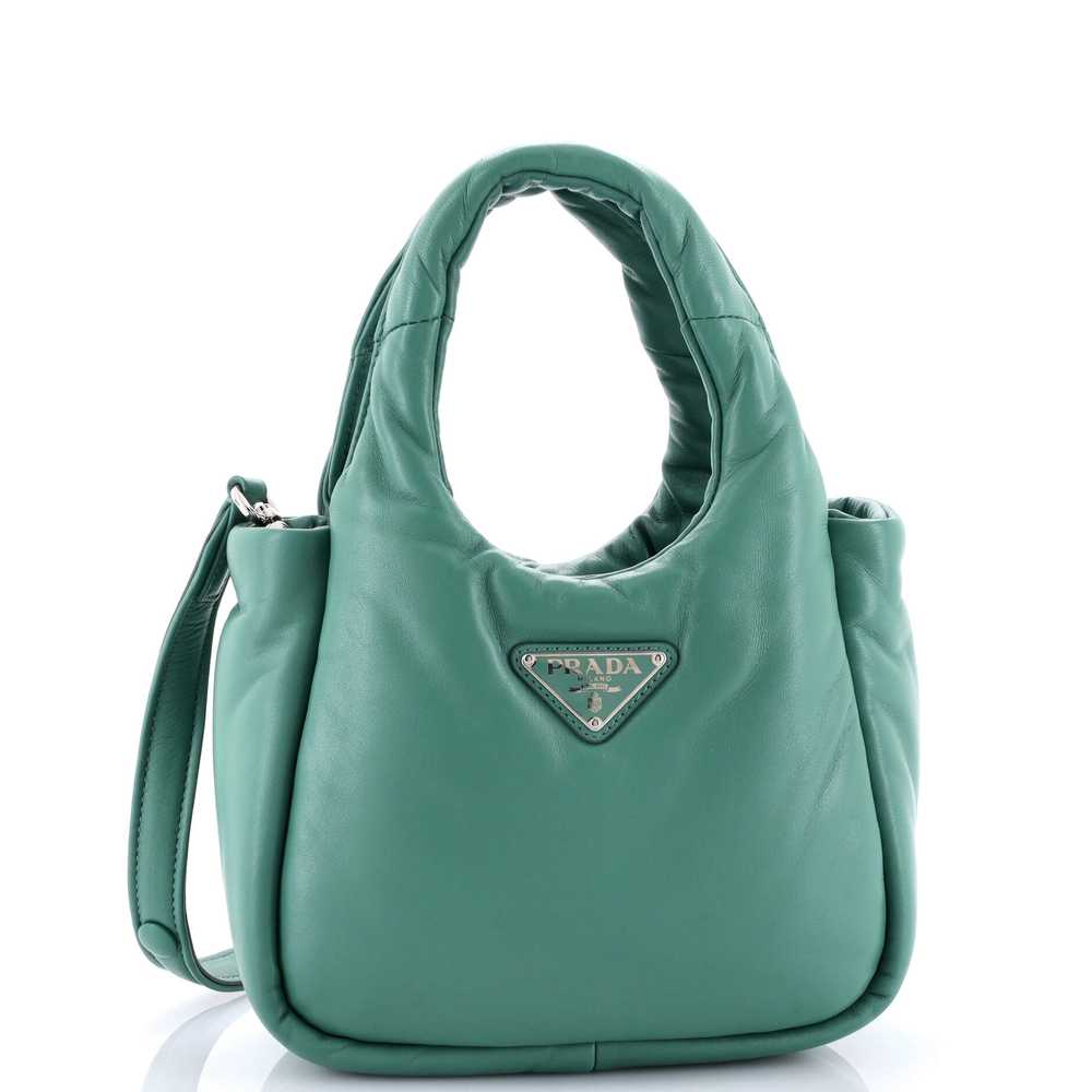 PRADA Padded Soft Tote Leather Mini - image 2