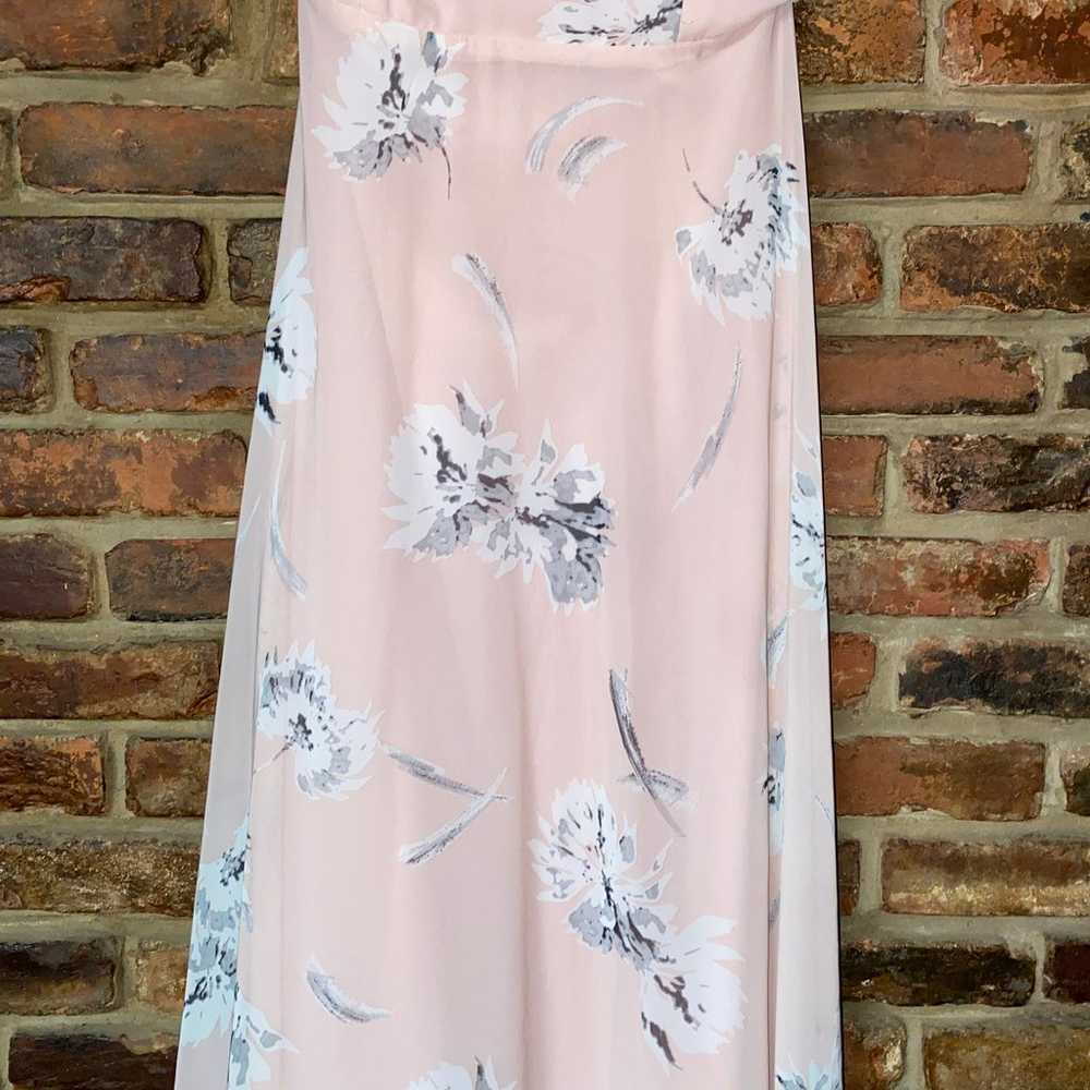 Lulus Eternal Joy Blush Pink Floral Maxi Sleevele… - image 5