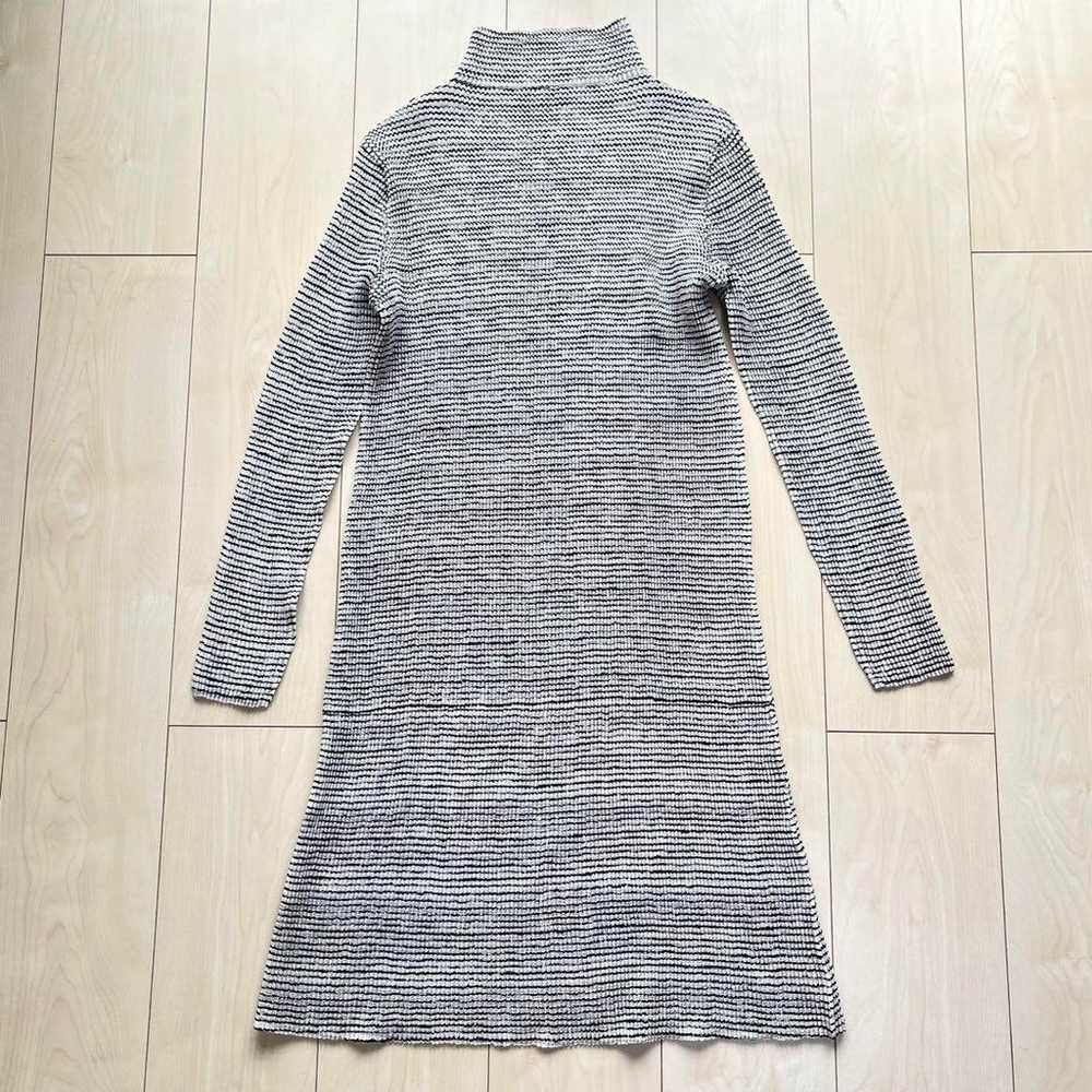 SPECCHIO Pleated High Neck Long Sleeve Dress - image 3