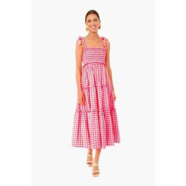 Tuckernuck Pomander Place Electric Pink Gingham Ne