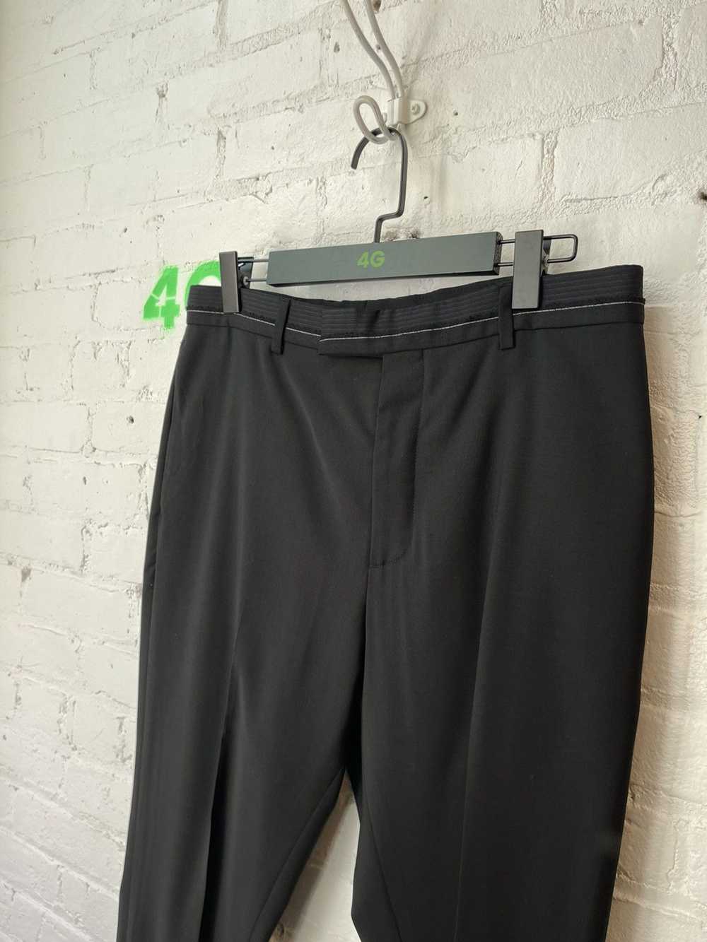 Dior Dior Homme Cummerbund Slacks Dress Pants bla… - image 1