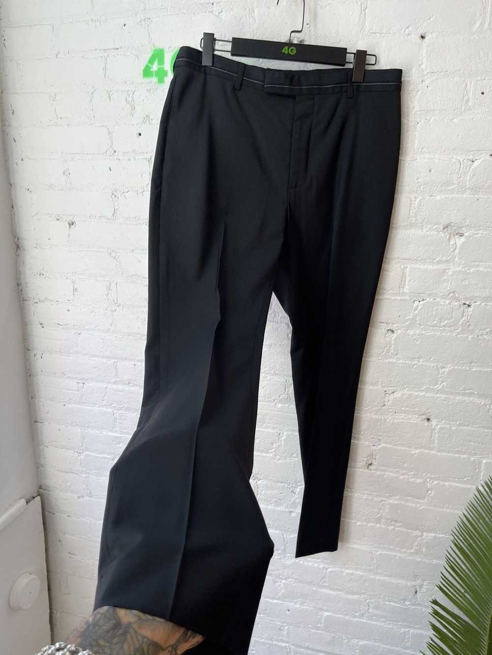 Dior Dior Homme Cummerbund Slacks Dress Pants bla… - image 2