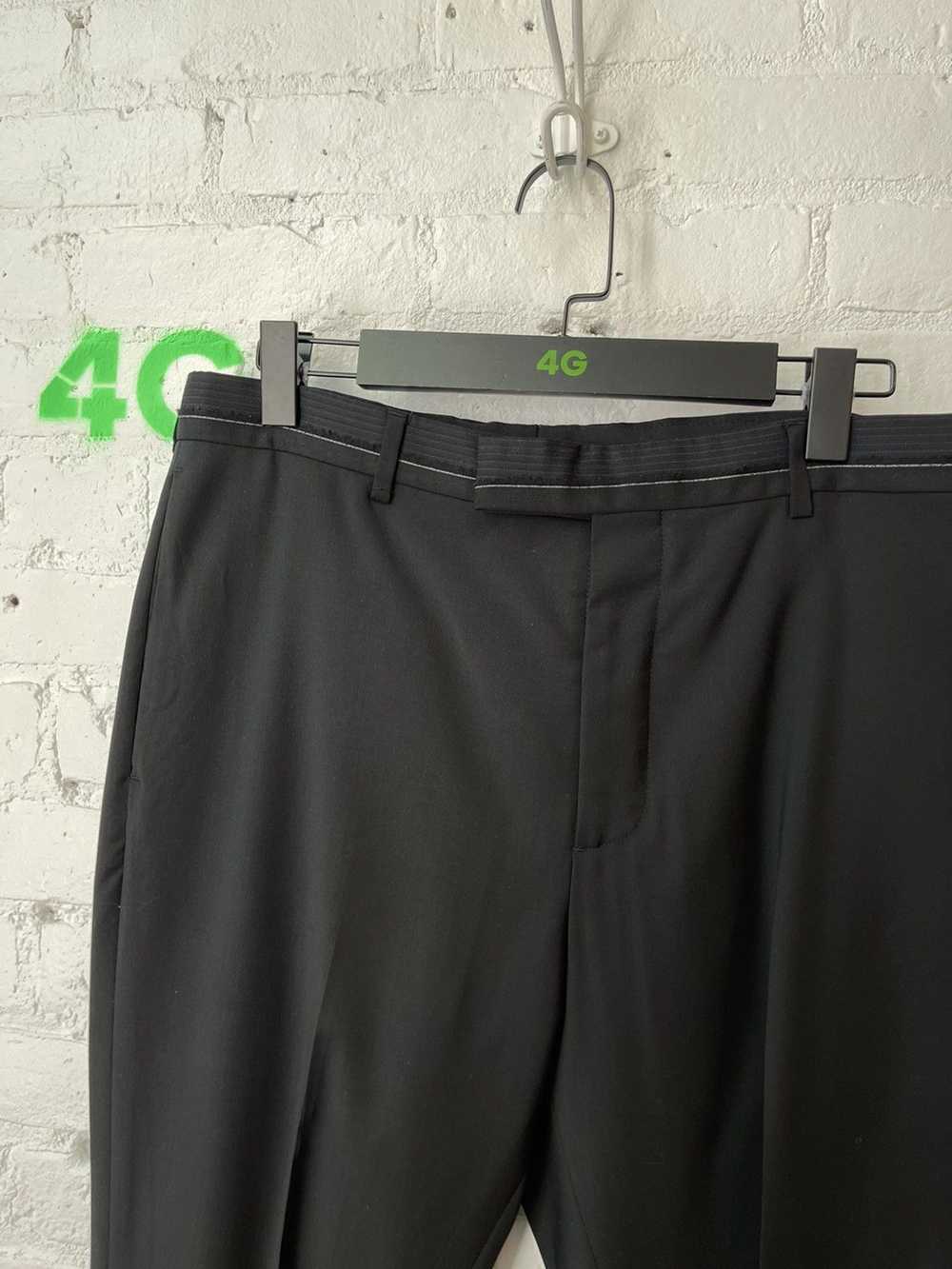 Dior Dior Homme Cummerbund Slacks Dress Pants bla… - image 3