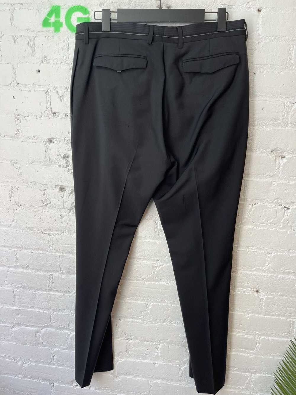 Dior Dior Homme Cummerbund Slacks Dress Pants bla… - image 7