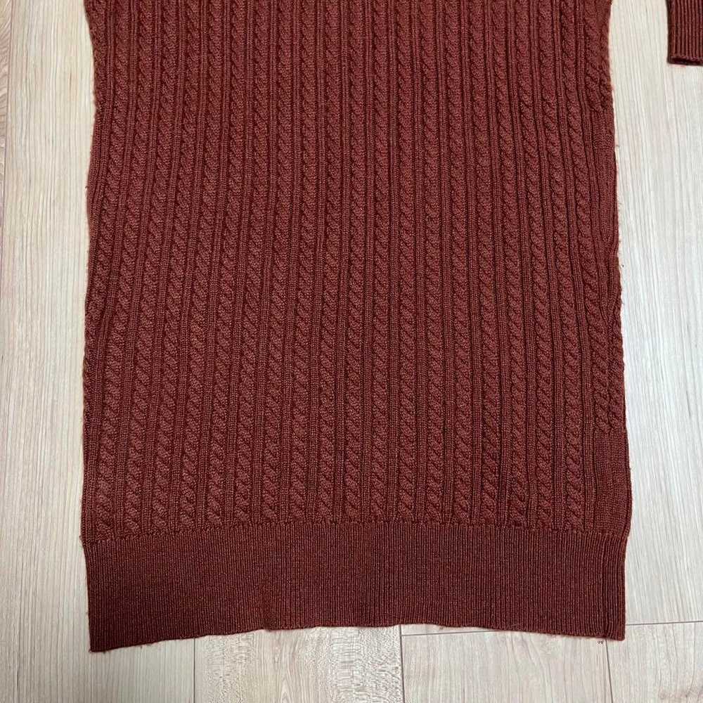 LACOSTE Knit Sweater Dress Cashmere Blend - image 7