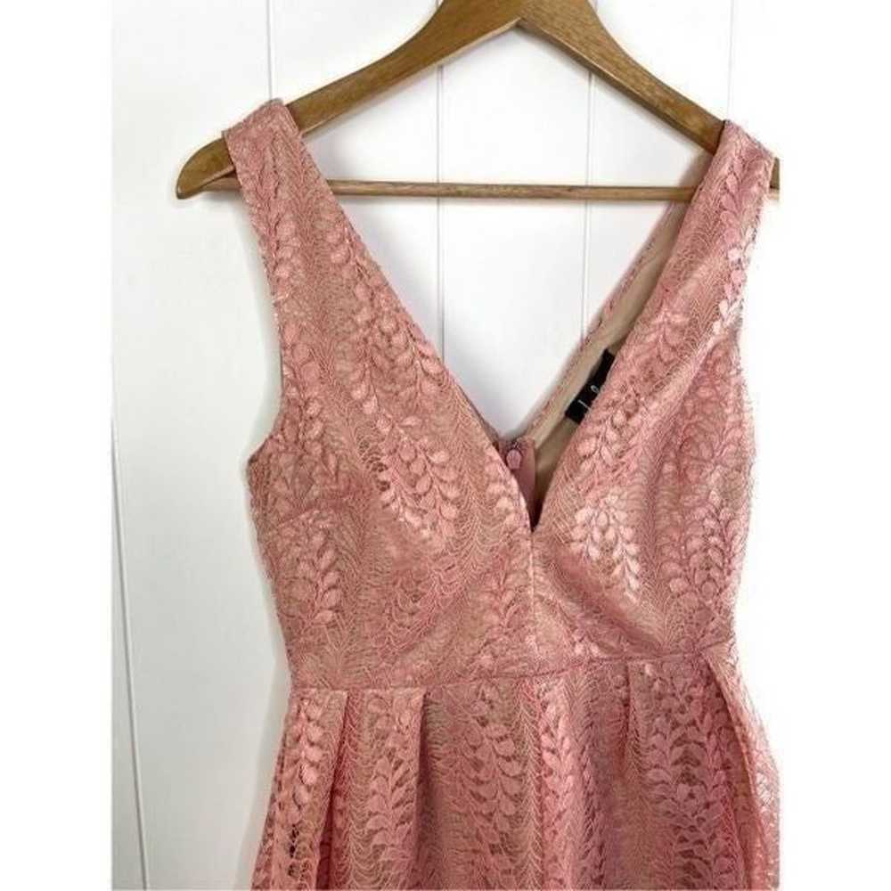 Lulus All of My Heart Blush Pink Lace Skater Dres… - image 6