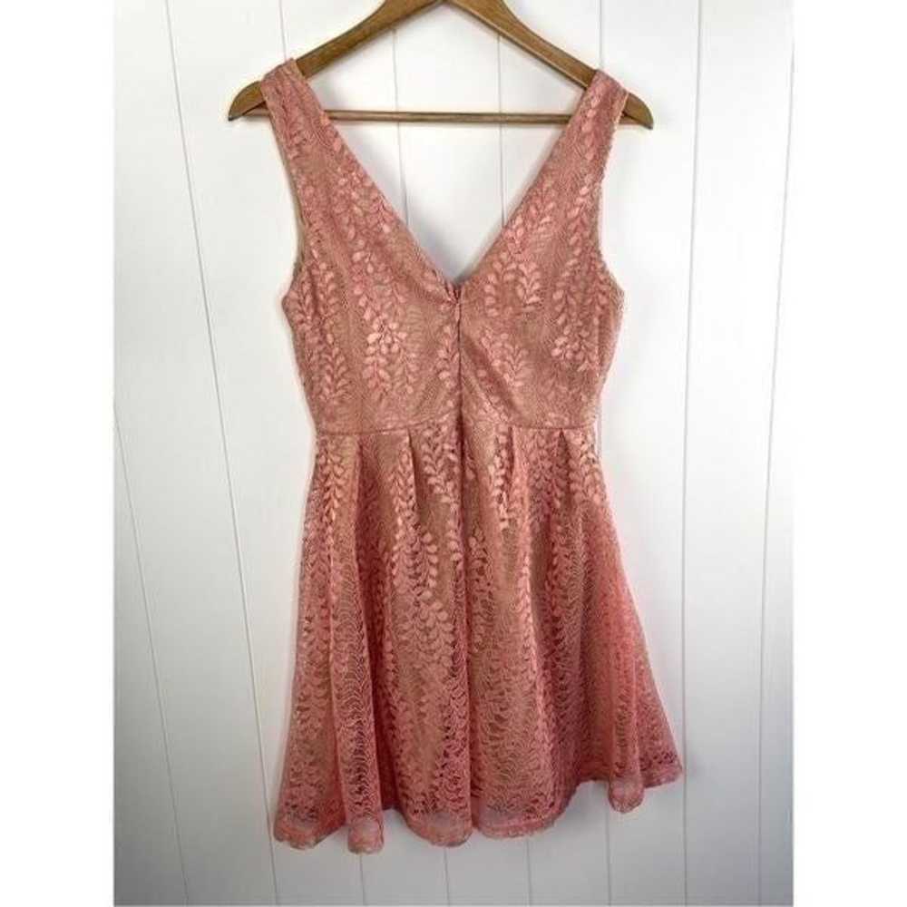 Lulus All of My Heart Blush Pink Lace Skater Dres… - image 9