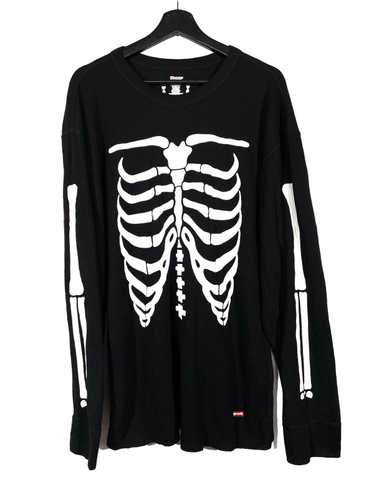 Hanes × Supreme Hanes Supreme Skeleton Black Long 