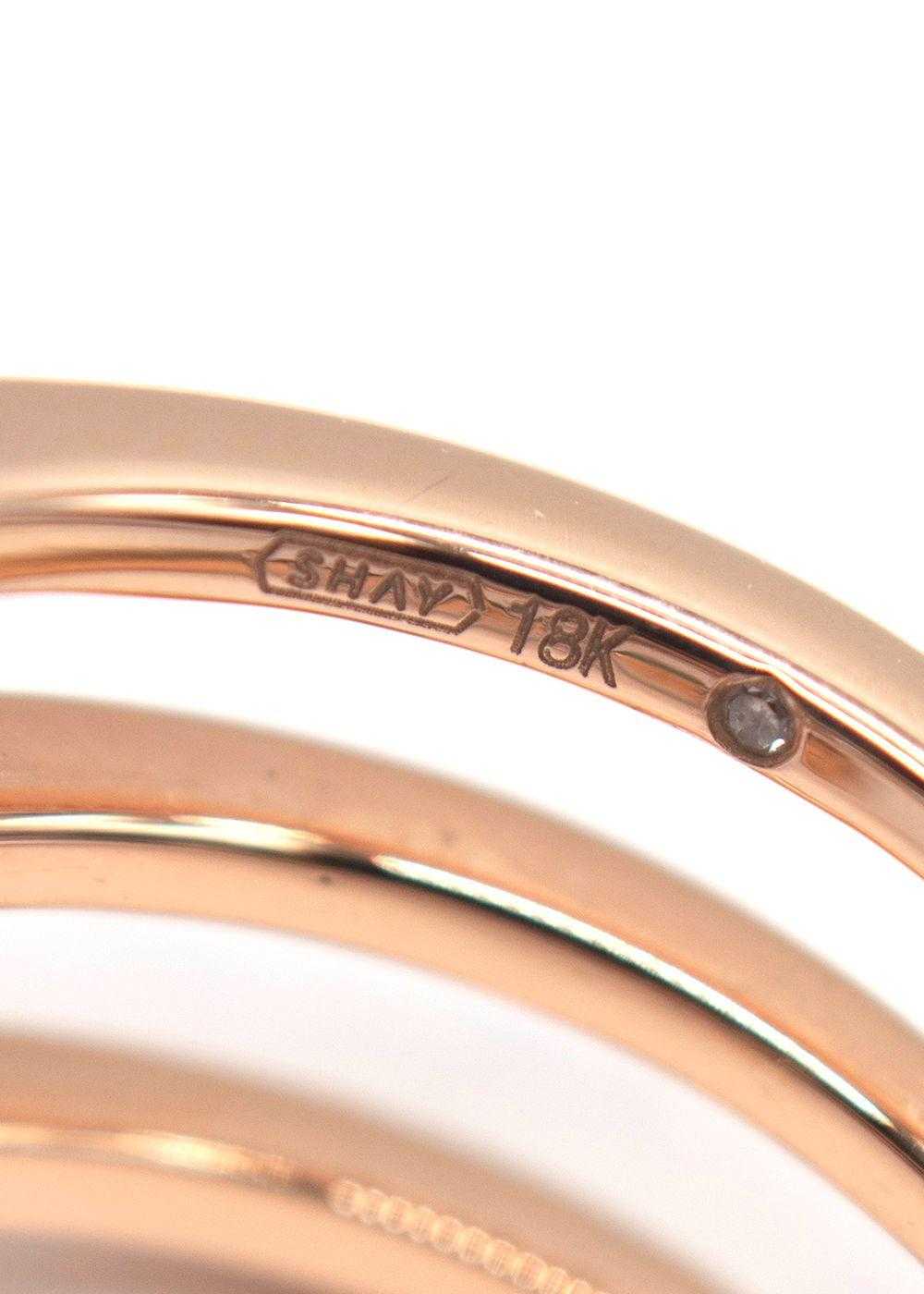 Managed by hewi Anita Ko 18K Rose Gold Spiral Ring - image 4