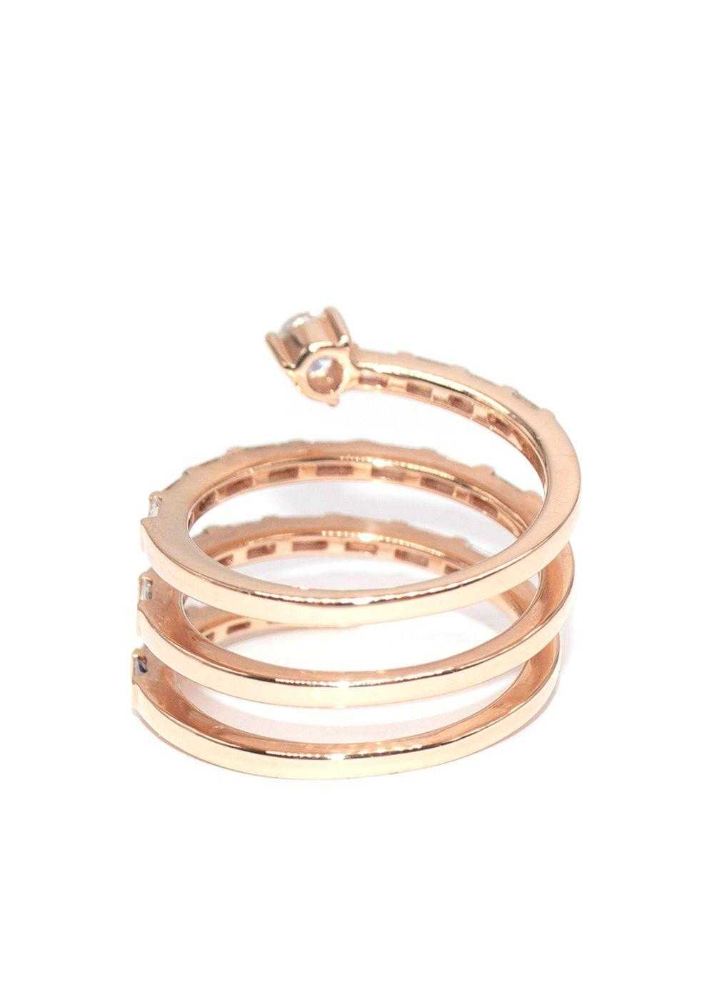 Managed by hewi Anita Ko 18K Rose Gold Spiral Ring - image 6