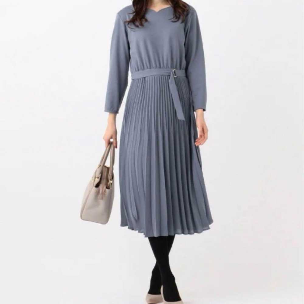 【Beautiful Item】 AnySis Long Dress 2 Sax Blue Ple… - image 3