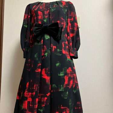 M's Gracy patterned long dress - image 1