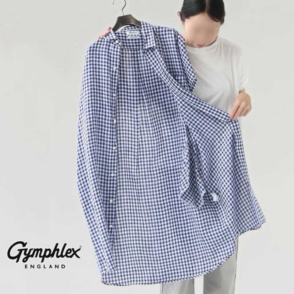 GYMPHLEX French Linen Short-Sleeve Loose Shirt Dr… - image 6