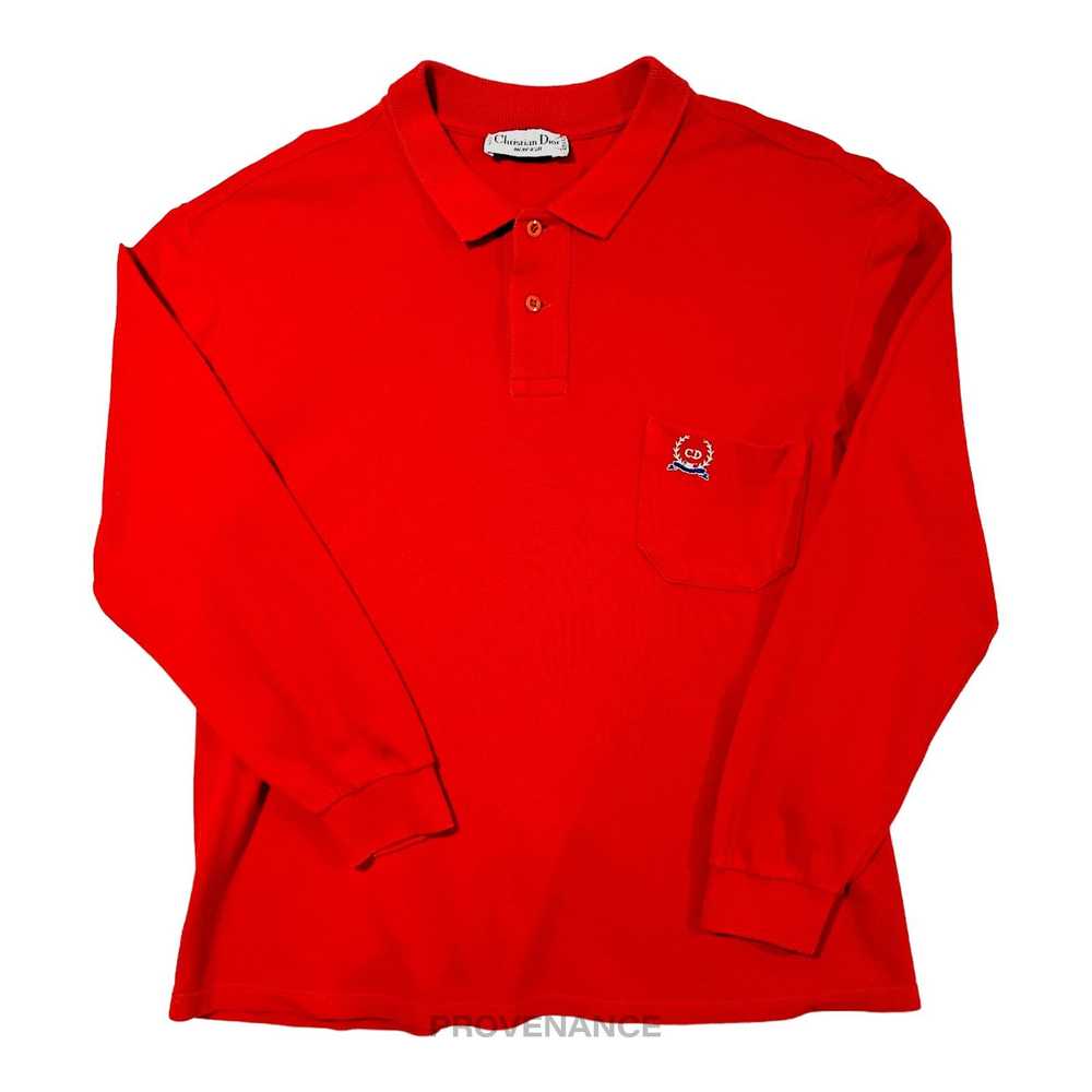 Dior 🔴 Christian Dior CD Sports Polo Long Sleeve… - image 1