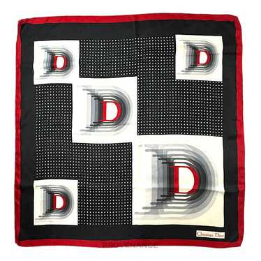 Dior 🔴 Christian Dior D Infinity Silk Scarf 75 -… - image 1