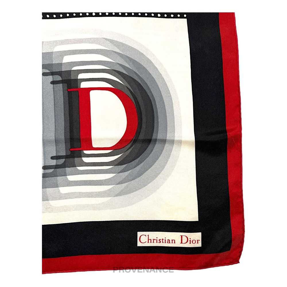 Dior 🔴 Christian Dior D Infinity Silk Scarf 75 -… - image 4