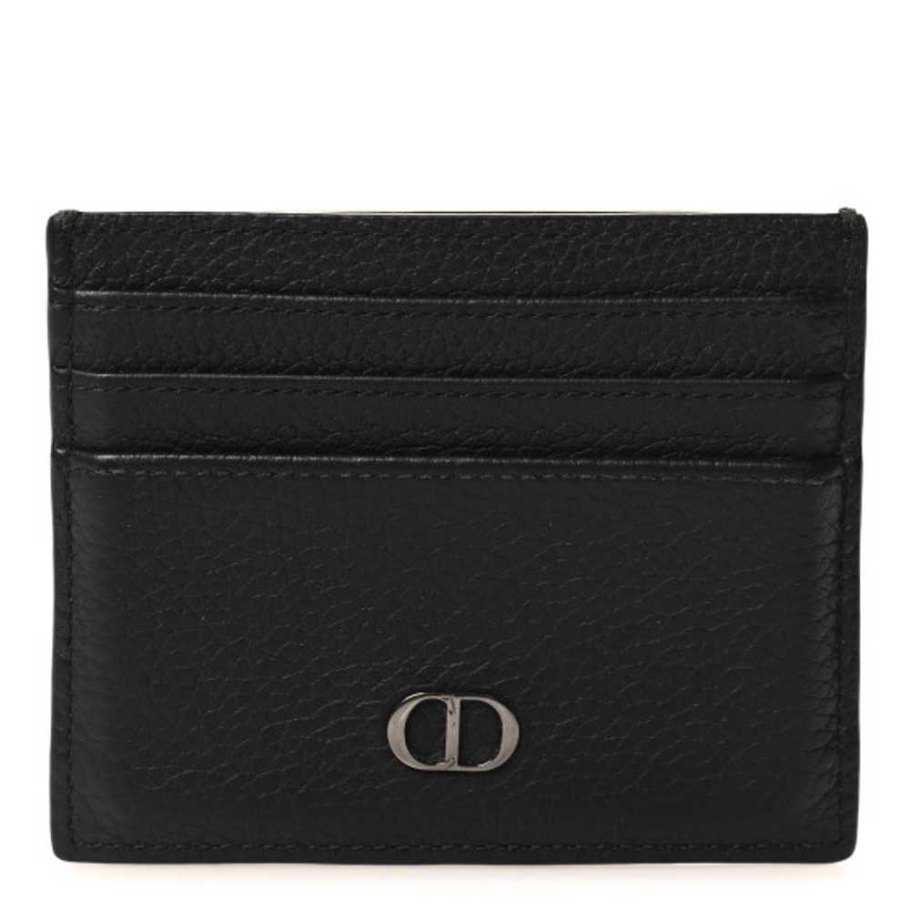 CHRISTIAN DIOR HOMME Grained Calfskin CD Icon Car… - image 1