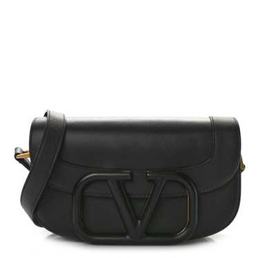 VALENTINO GARAVANI Calfskin Monochrome Medium Sup… - image 1