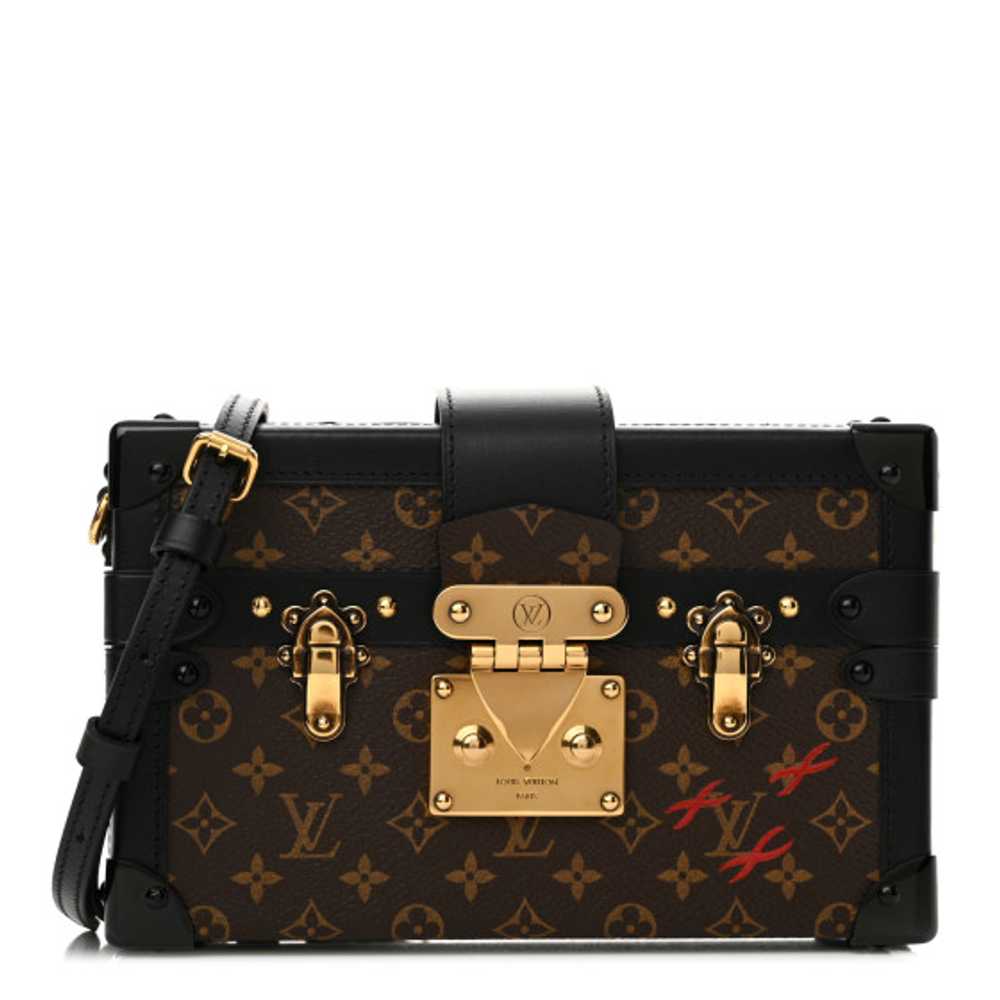 LOUIS VUITTON Monogram Petite Malle Black - image 1