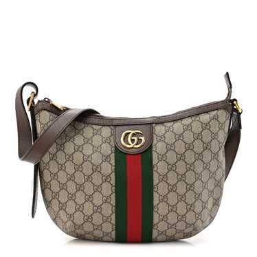 GUCCI GG Supreme Monogram Web Small Ophidia Half M