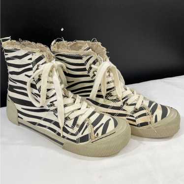 Rogue Rouge Women's Black/White Zebra Print Shoes… - image 1