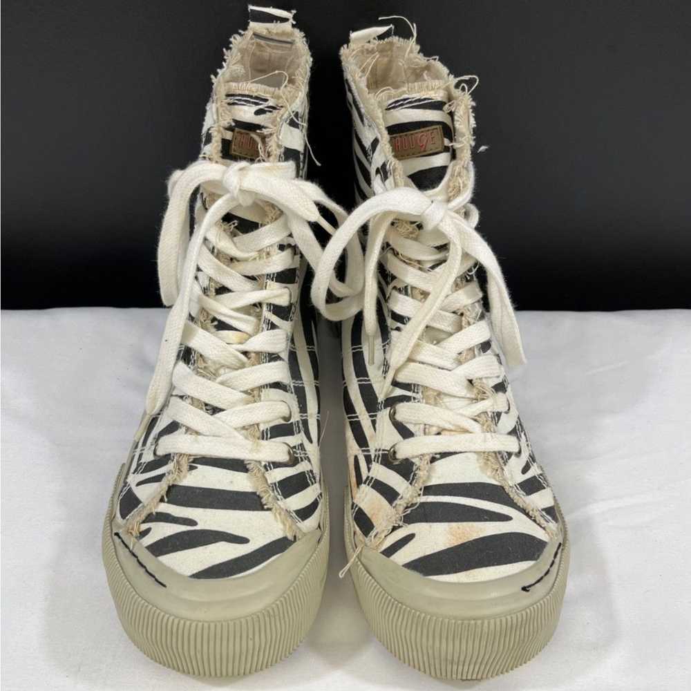 Rogue Rouge Women's Black/White Zebra Print Shoes… - image 2