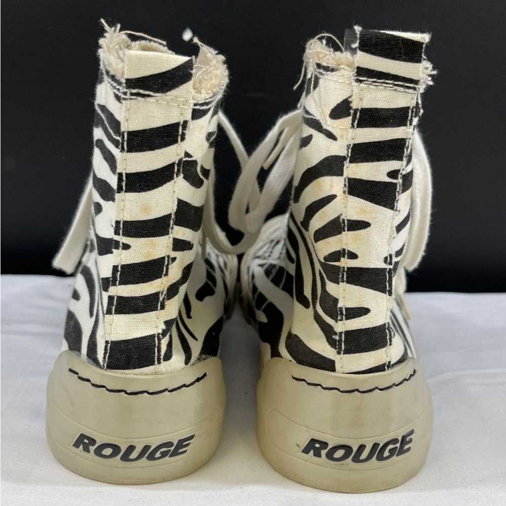 Rogue Rouge Women's Black/White Zebra Print Shoes… - image 4