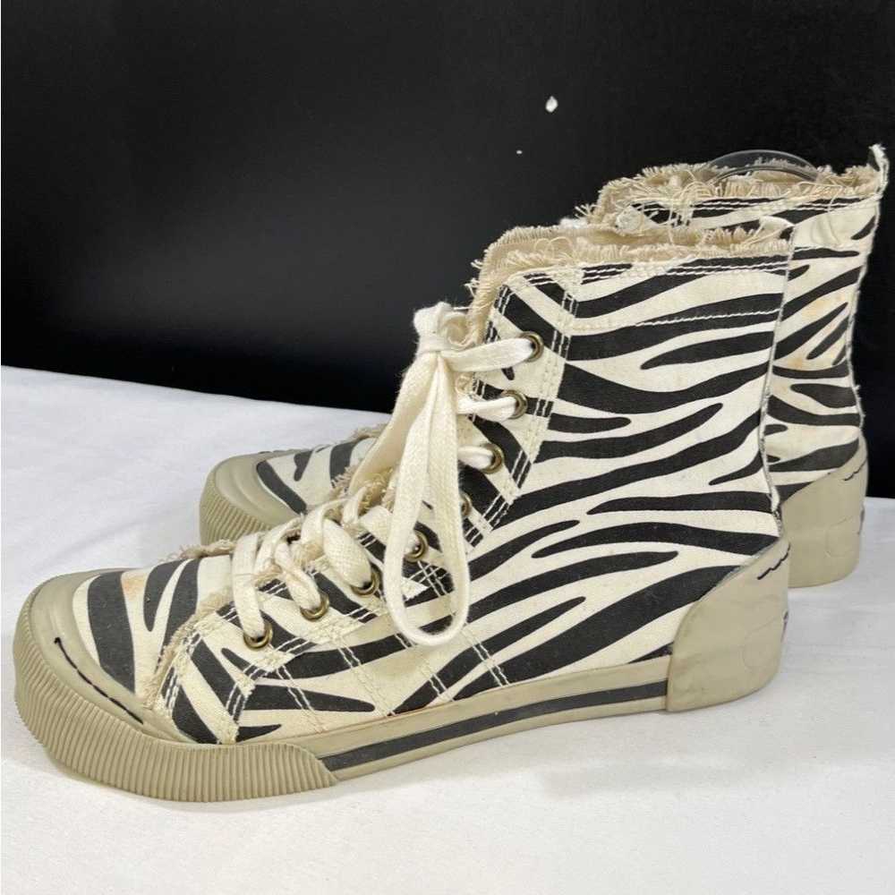 Rogue Rouge Women's Black/White Zebra Print Shoes… - image 5