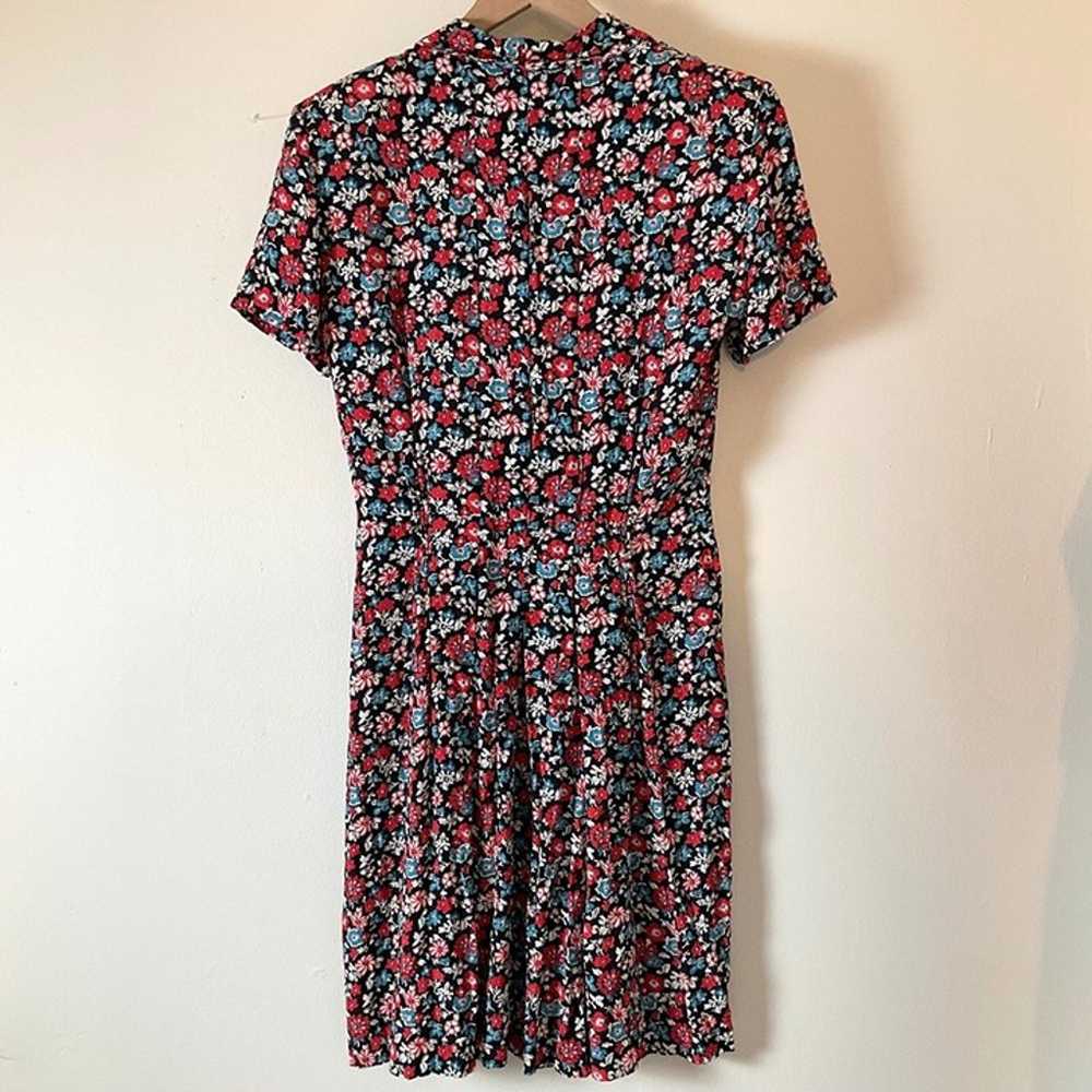 VINTAGE Mondi Dress | Black, Red, Blue Floral | S… - image 11