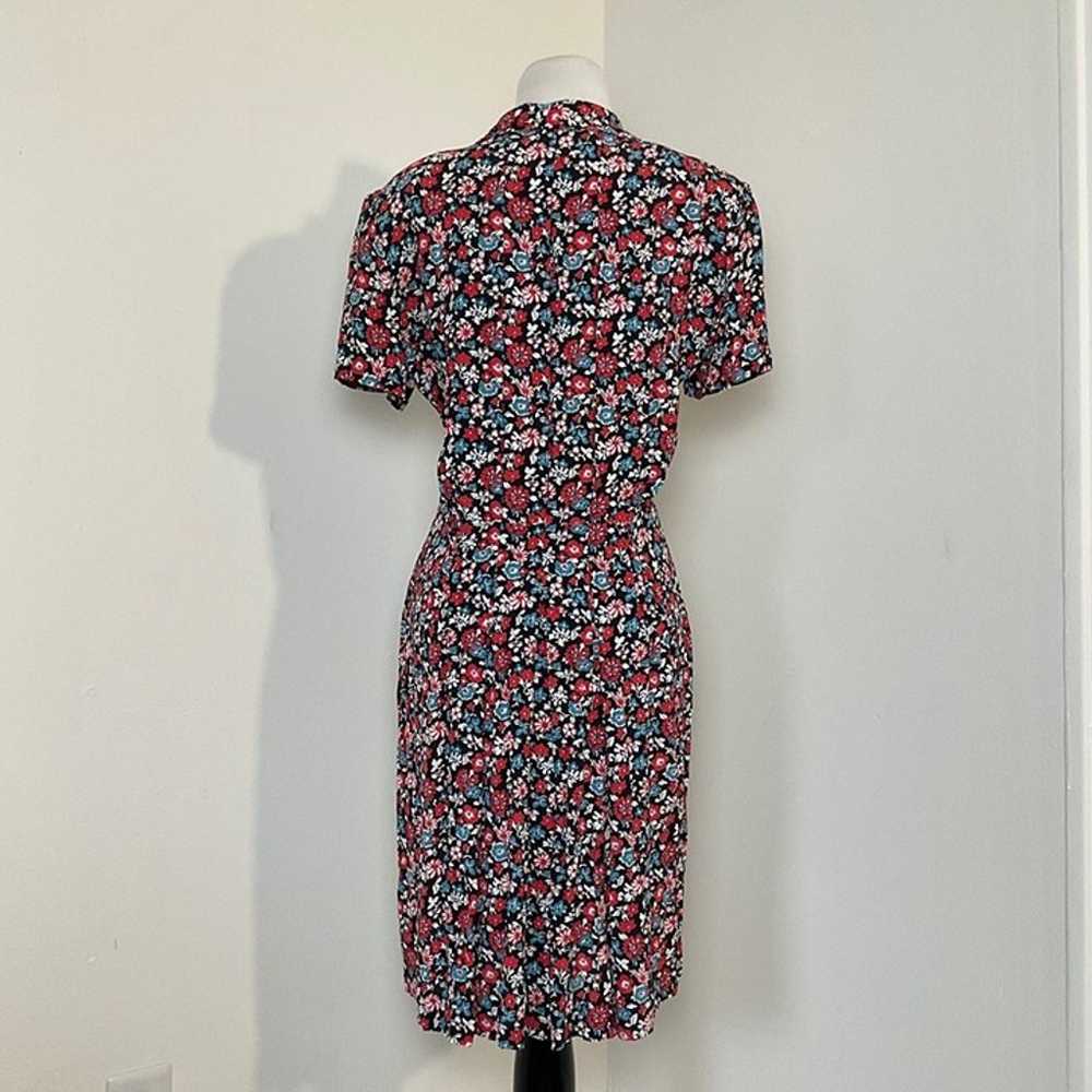 VINTAGE Mondi Dress | Black, Red, Blue Floral | S… - image 3