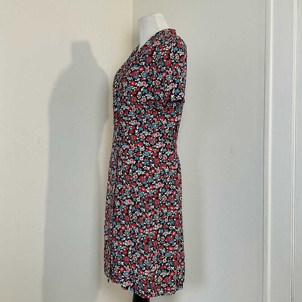 VINTAGE Mondi Dress | Black, Red, Blue Floral | S… - image 4