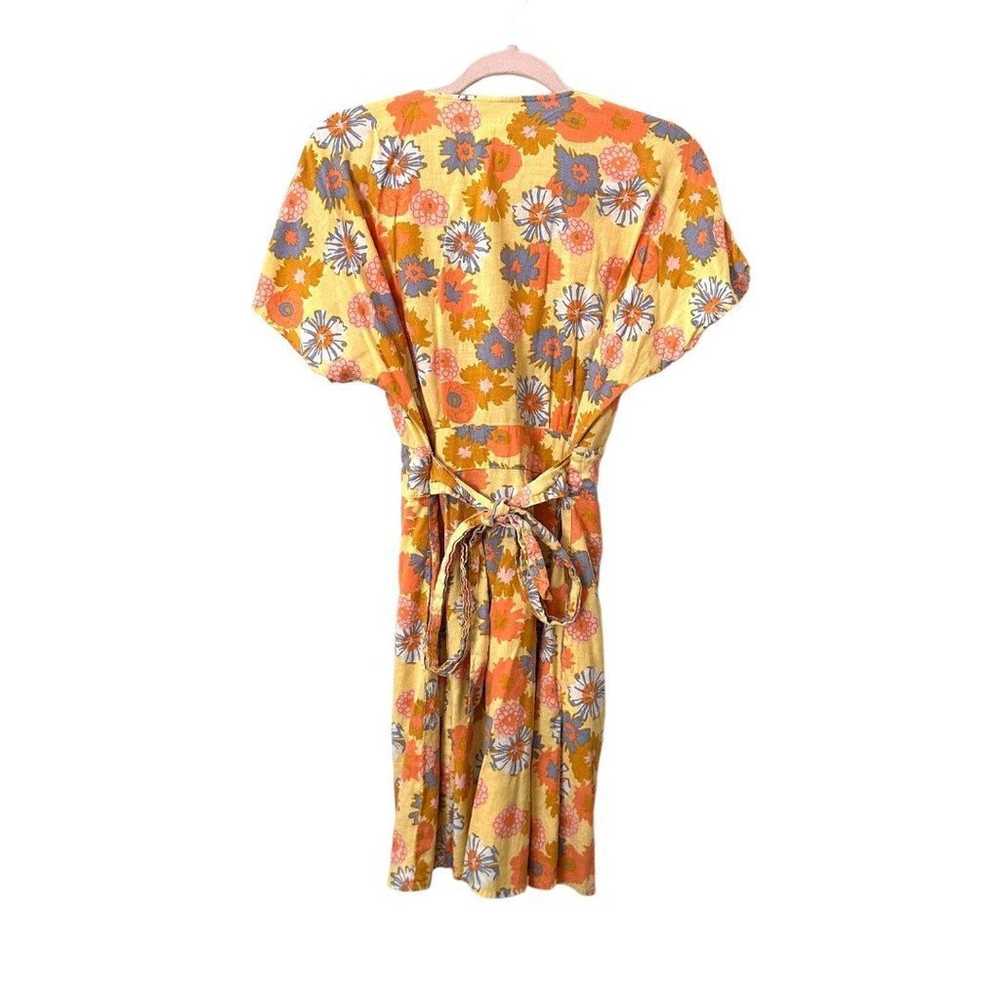 MARINE LAYER Camila Vintage Floral Hemp Mini Dres… - image 3