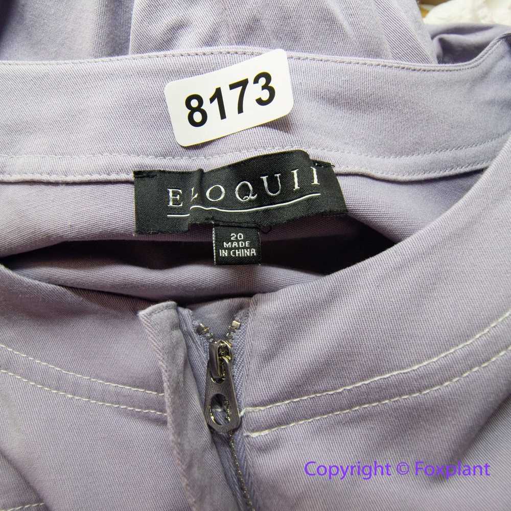 New! Eloquii light purple jumpsuit zipper front w… - image 11