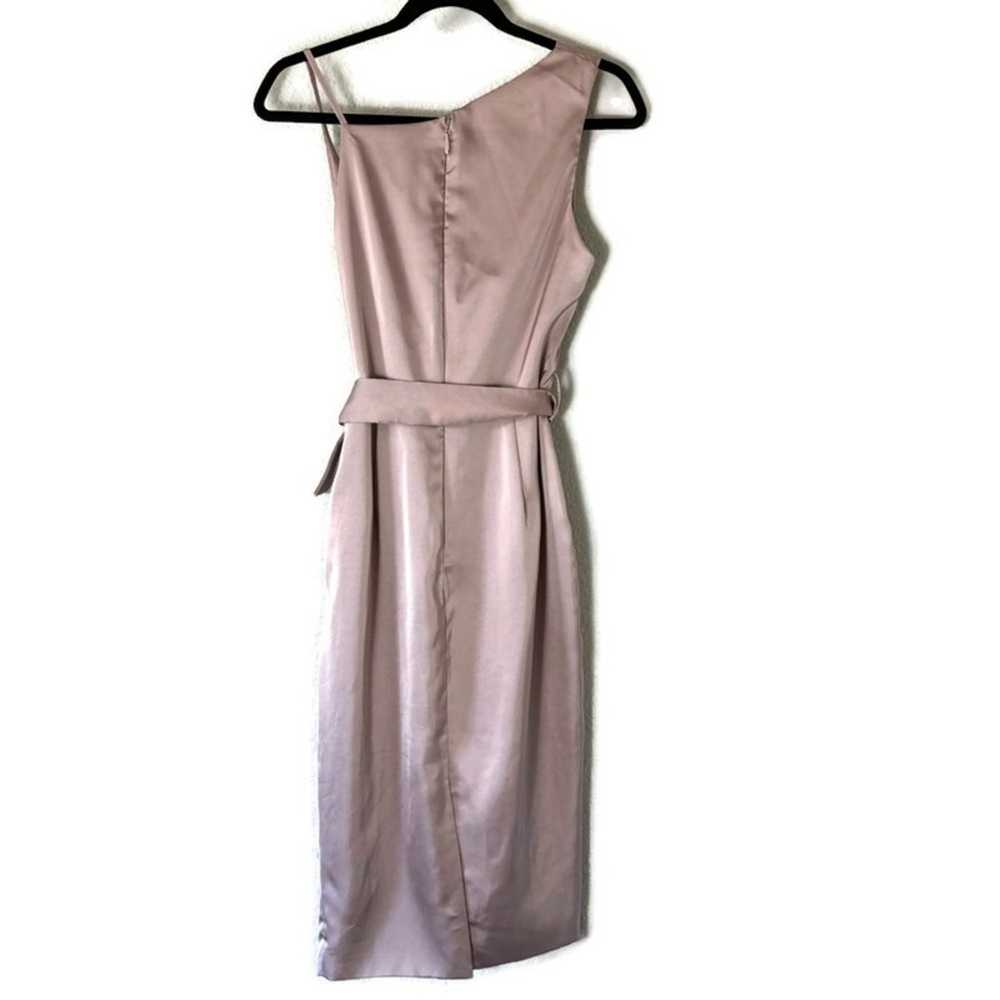 Lavish Alice Champagne Satin Cowl Neck Midi Dress… - image 3